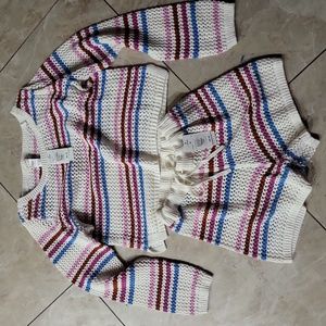 Women's sweater shorts set